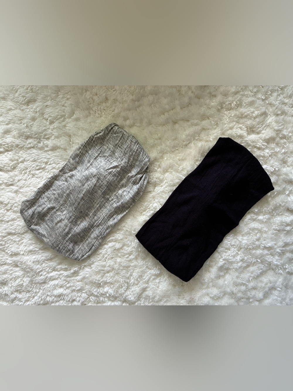 Wide Headbands Gray & Purple